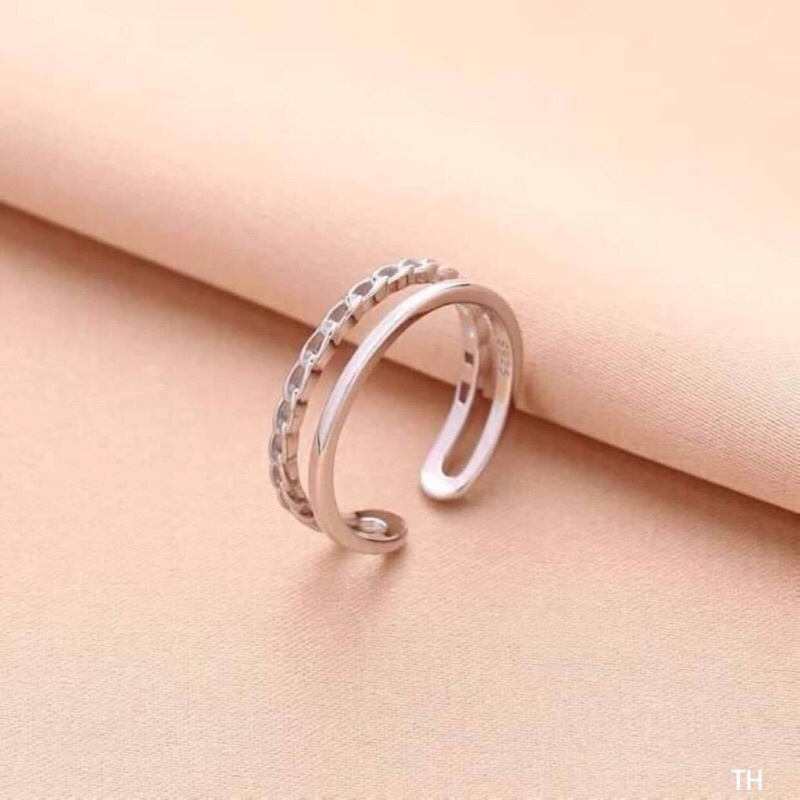 nhẫn mở 2 vòng, nhẫn nữ Mc