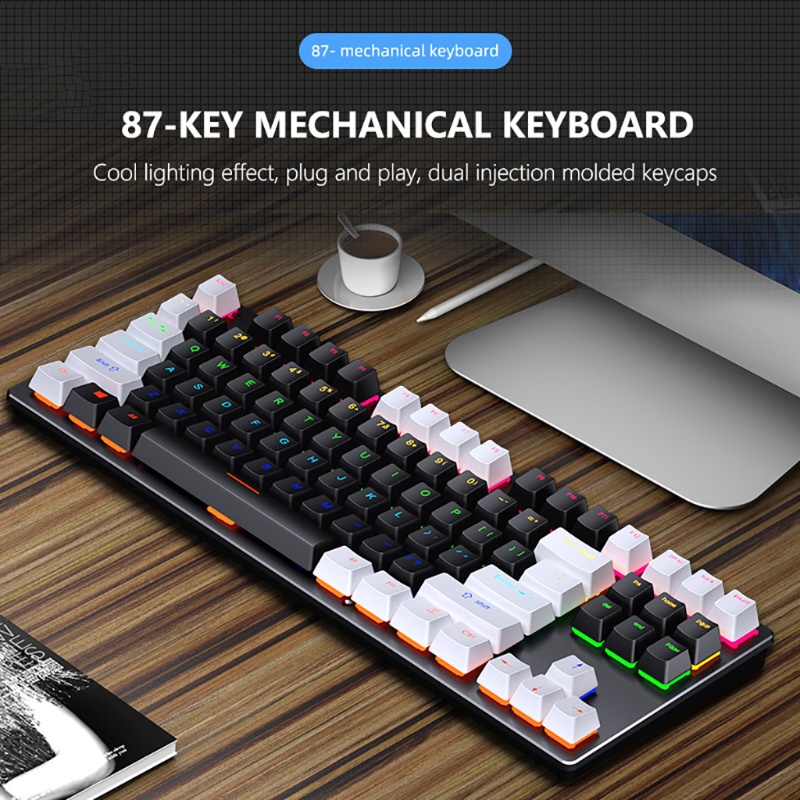 Bàn PhíM Cơ Gaming xiangbao CrackK550 87 Phím Chuyên NghiệP