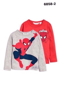 2 áo Bé trai cotton Hm 2-10 y