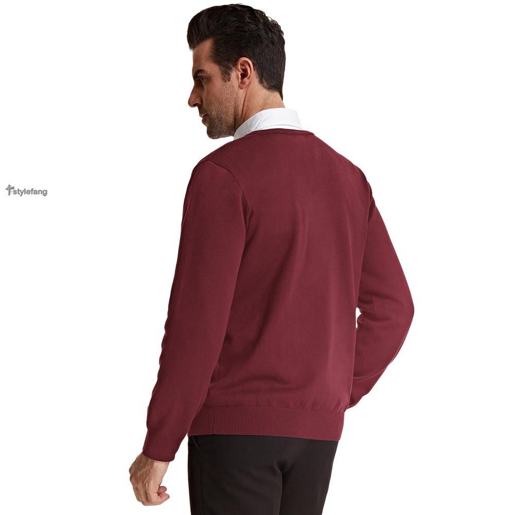 Sexy Mens Long sleeve Pullover Warm Slim fit Knitted Sweater Plain Soft Shirt