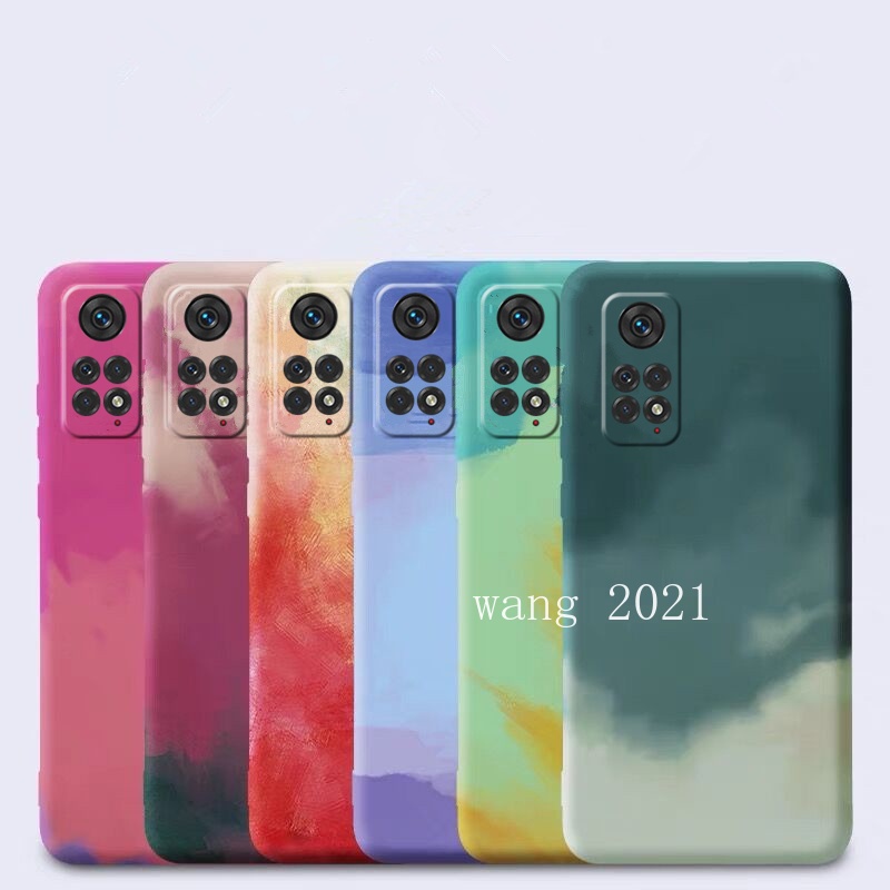 Ốp Điện Thoại Silicone Mềm Màu Nước Chống Rơi Cho Xiaomi Redmi Note 11 / 11S / 11Pro 5G 4G