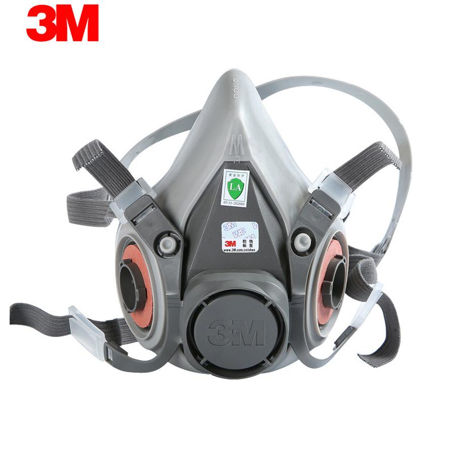 3M 6200 Phun Sơn, Mặt Nạ Ngăn Mùi Hơi Độc Hiệu Quả, Lắp Đặt Dễ Dàng