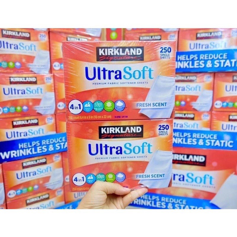 Giấy thơm kirkland ultra soft 250 tờ mỹ mẫu mới