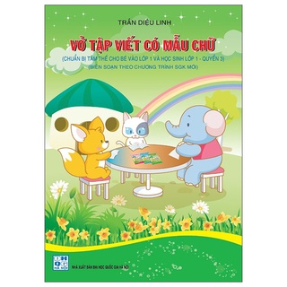 Sách vở tập viết có mẫu chữ
