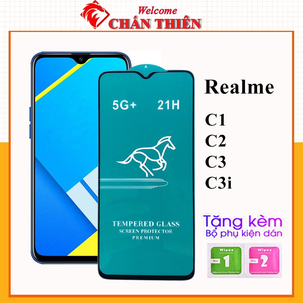 Cường lực realme narzo 50 2 3 neo gt 7 7i 8i 9i q2 q3 c35 c30 c33 5G 10 9 pro c21 c12 5 pro full màn tổng hợp Kính [OG]
