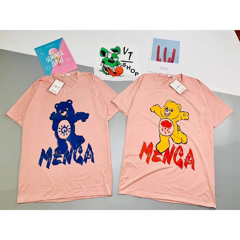 Áo in nhiều hình chất cotton su