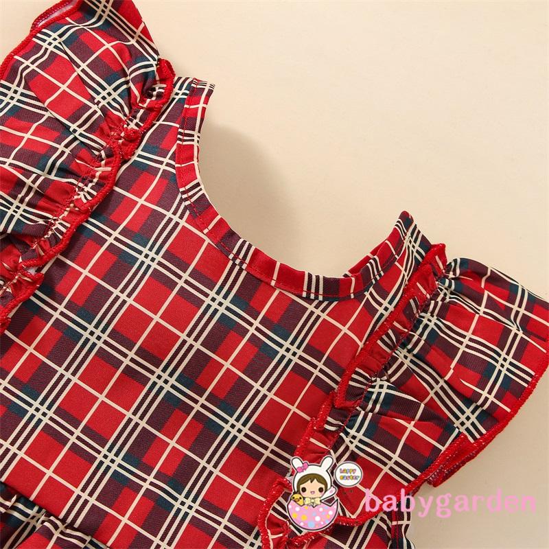 Đầm Chữ A Tay Cánh Tiên Hở Lưng Thời Trang Mùa Hè Cho Bé Gái 6 Tháng - 4 Tuổi