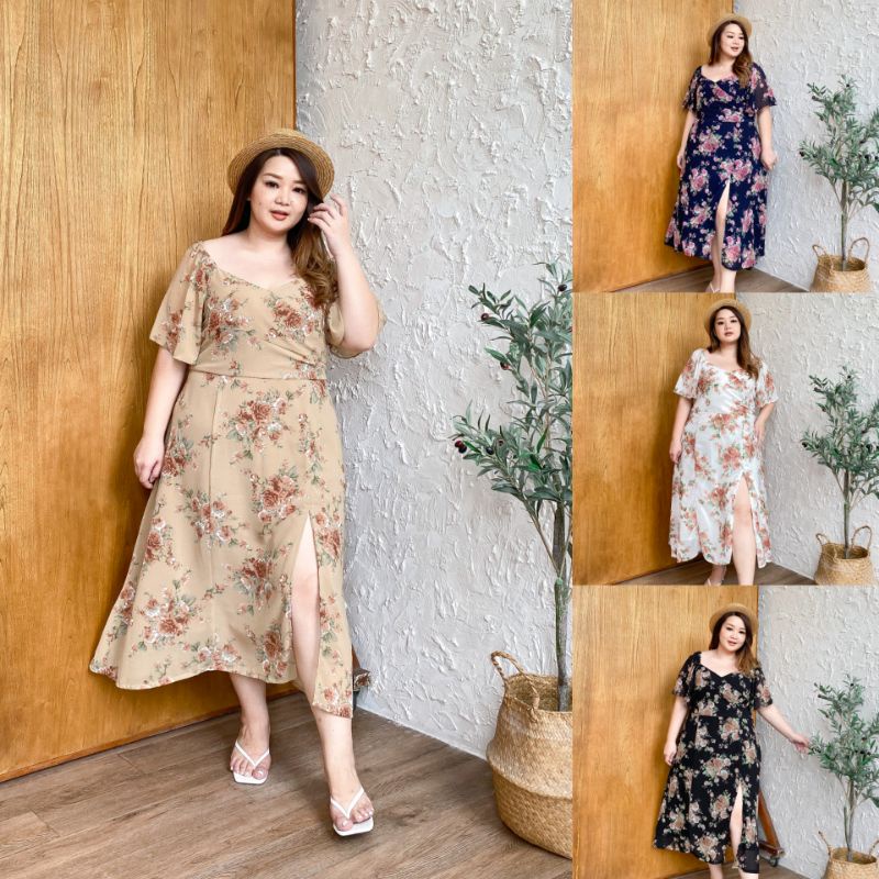 Cicilia GRACE Dress Bigsize XXXL | Đầm Jumbo Nữ Duyên Dáng | Váy Dự Tiệc | Váy Đi Biển