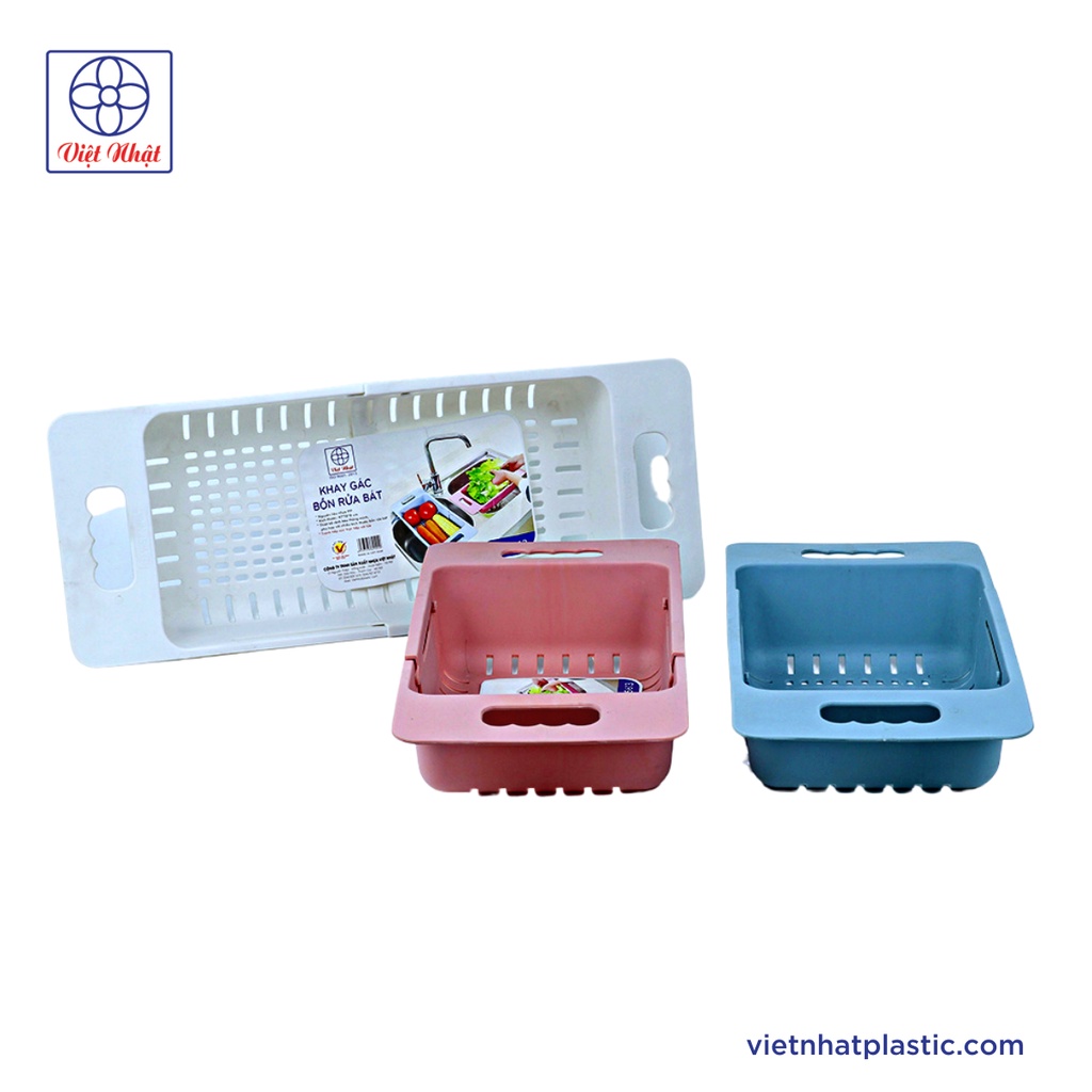 Kệ để bồn rửa chén, giá treo bồn rửa bát, giá để bát trên bồn rửa nhựa Việt Nhật