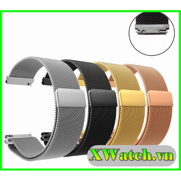 Dây Milanese Loop nam châm Samsung Galaxy Watch 3 41mm / 45mm thép không gỉ