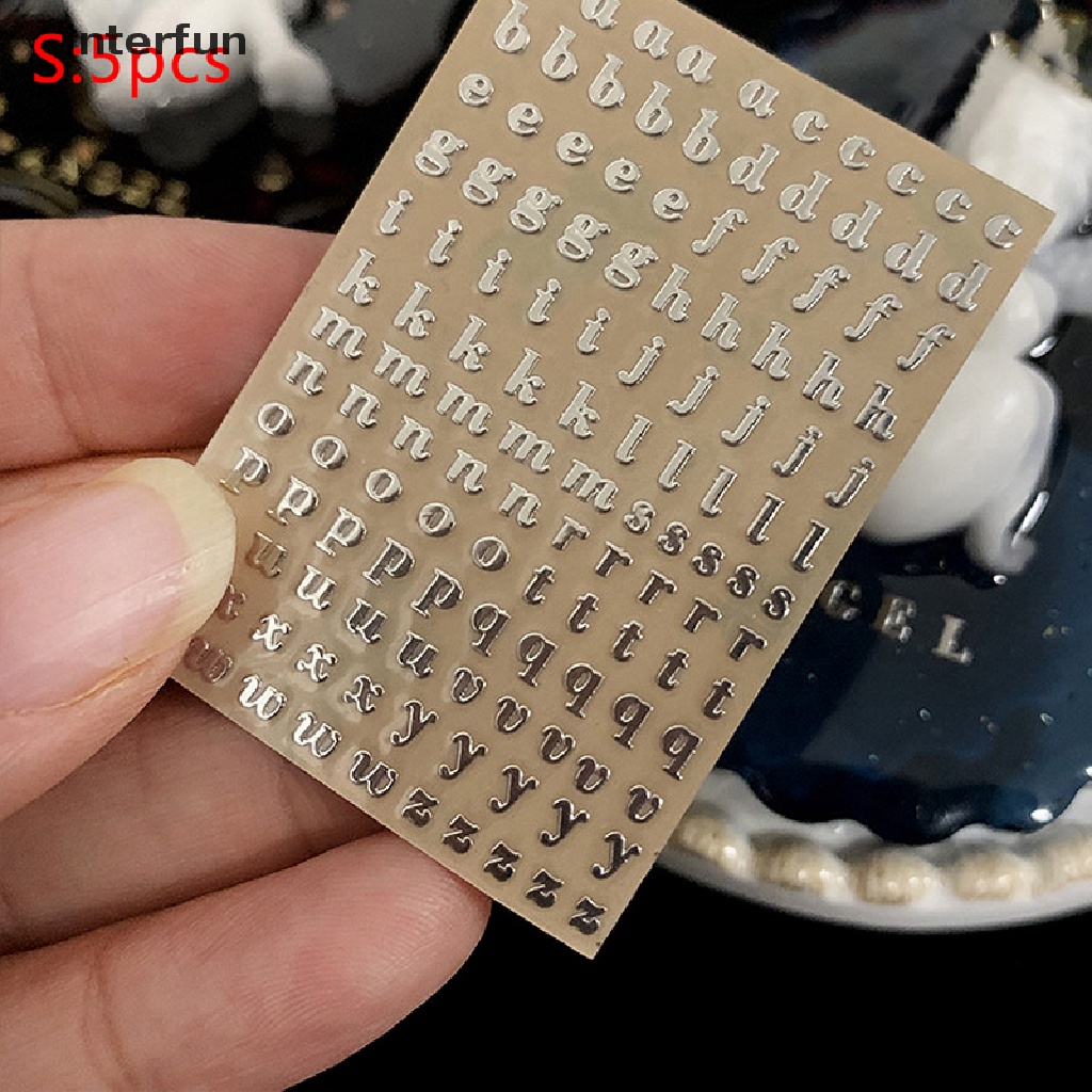 Bộ 5 Chữ Cái Tiếng Anh Trang Trí