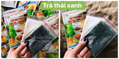 Sét trà thái xanh 3 món