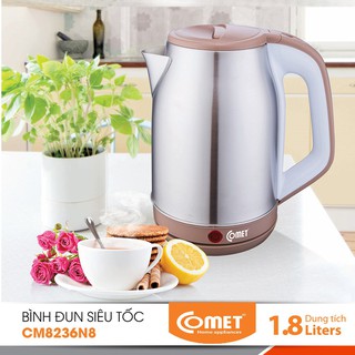 Bình đun siêu tốc 1.8L Comet CM8236N8