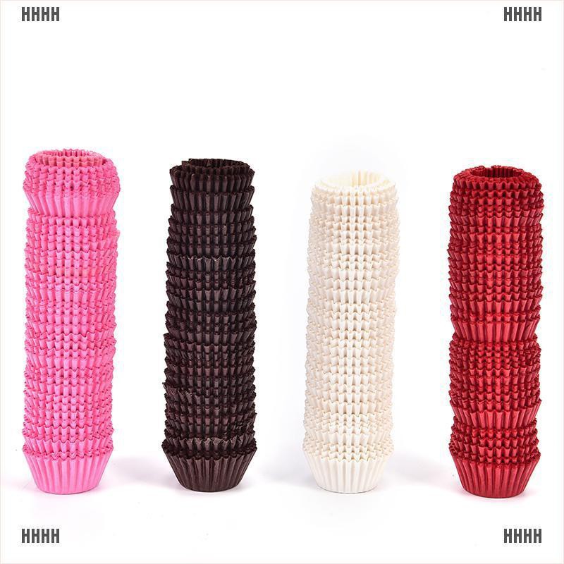 Bộ 500 Giấy Lót Bánh cupcake Tiện Dụng