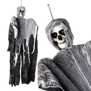 Trang trí Halloween- hình nộm ma xương sọ treo lơ lửng