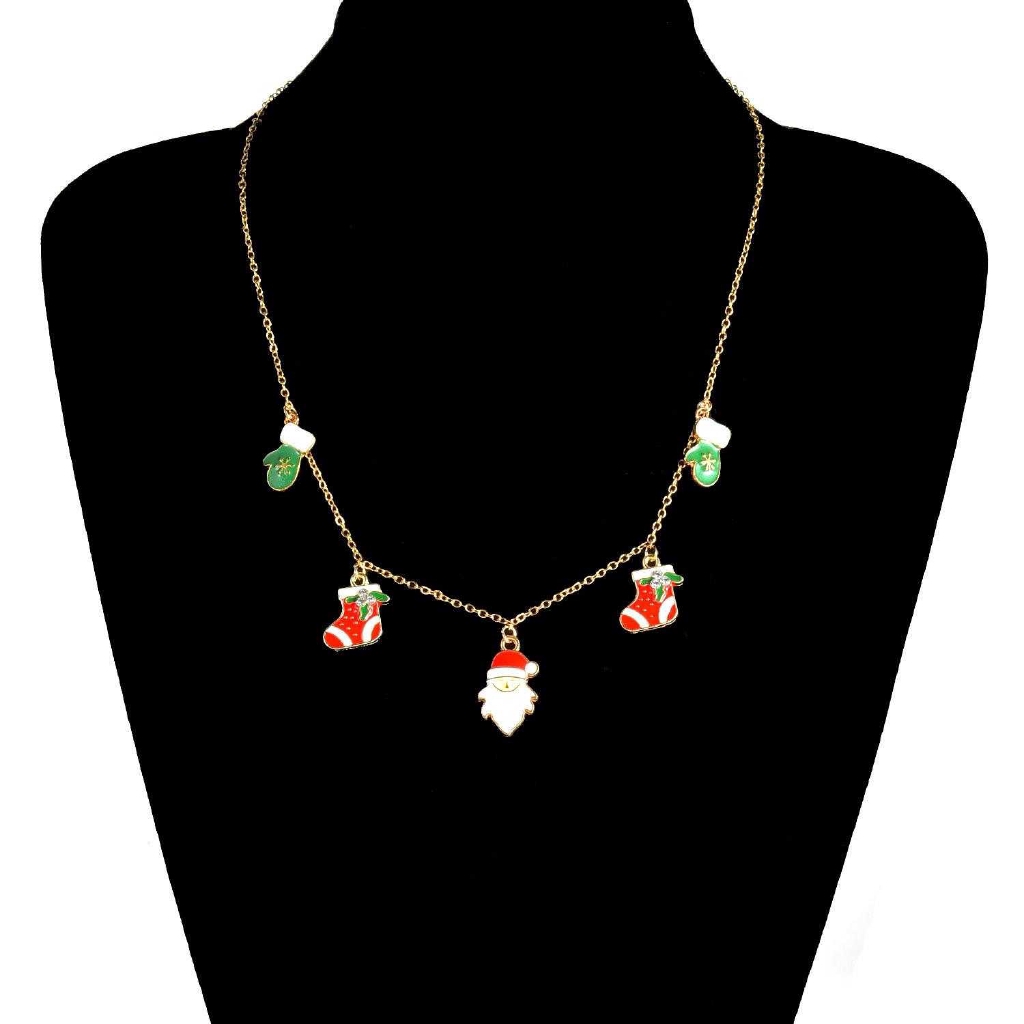 Vòng cổ thiết kế hình giáng sinh xinh xắn
