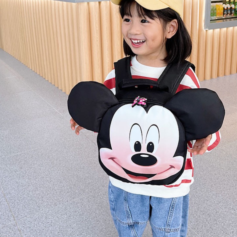Balo Đi Học In Họa Tiết Hoạt Hình Chuột Mickey Minnie Đơn Giản Dễ Thương Dành Cho Bé Trai Và Bé Gái