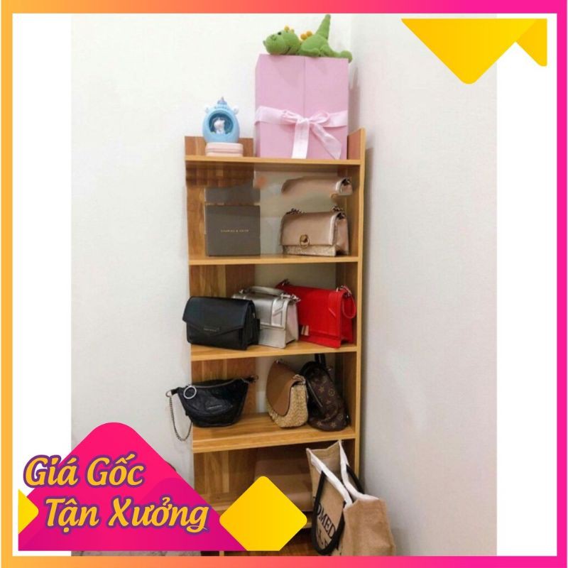 Kệ gỗ góc tường