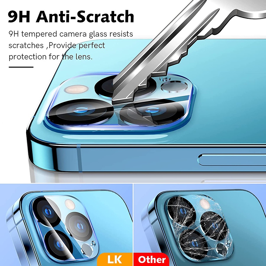 Kính cường lực bảo vệ ống kính camera cao cấp cho iPhone 13 12 Pro Max 11 Pro Max