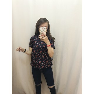 Áo cổ tàu họa tiết