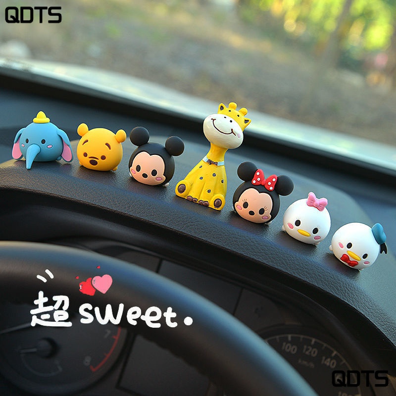 Phụ Kiện Trang Trí Nội Thất Xe Hơi Búp Bê Disney Daquan Dễ Thương 2021 1TWD
