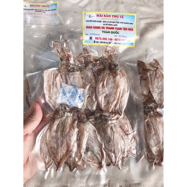 200g Mực khô câu Vân Đồn - Quảng Ninh/ Khô mực câu mini 110-120 con/kg