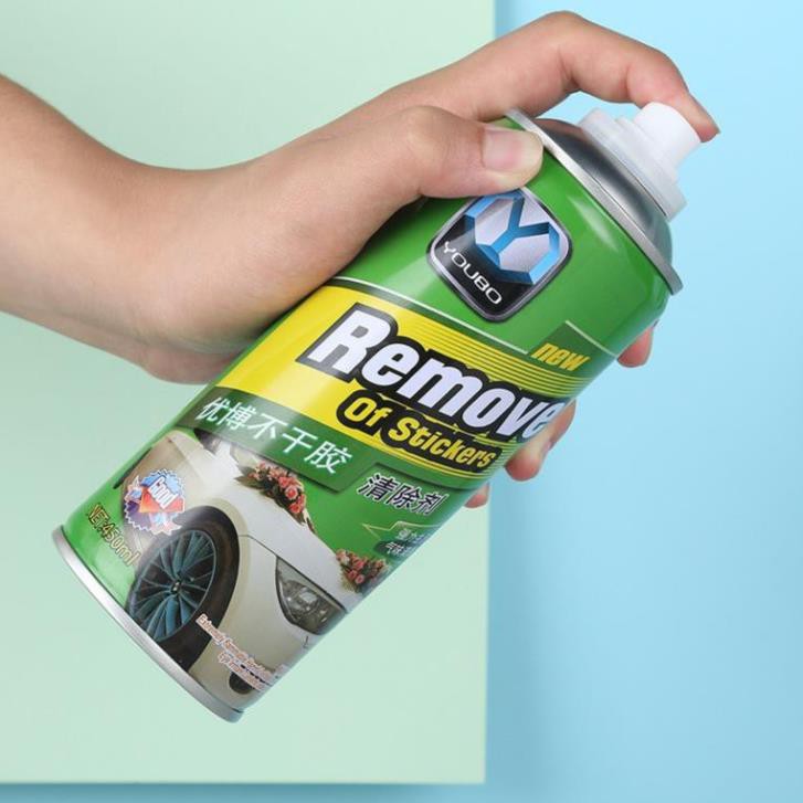 [VIP] Chai Xịt Tẩy Keo Remove Of Stickers 450ml, tẩy vết băng dính, nhựa đường bám trên ô tô, tẩy đa năng đồ nội thất