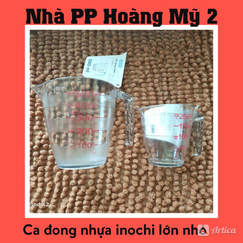 Ca đong nhựa Tý Liên 200ml và 500ml