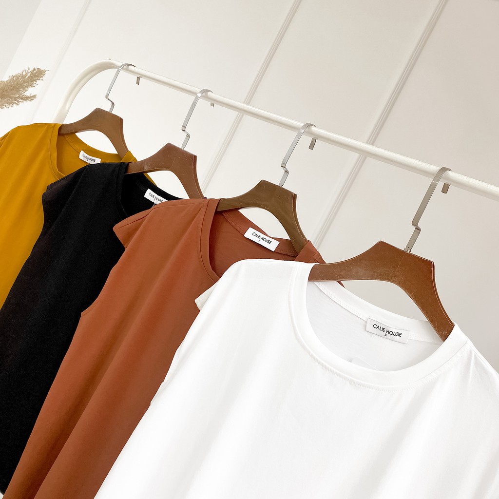 [Mã FASHIONT4WA2 giảm 10K đơn 50K] Áo tank top 4 màu thương hiệu thời trang Calie House A141 | BigBuy360 - bigbuy360.vn