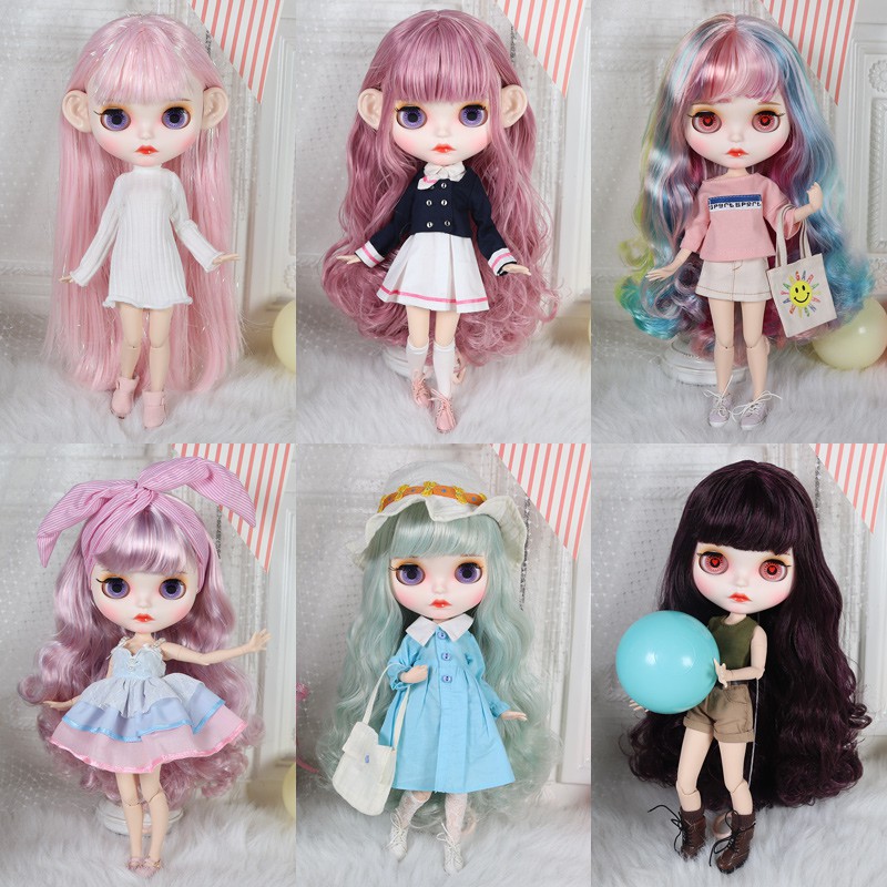 Blythe doll with makeup,clothes and shoes about 30cm height