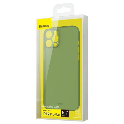 Ốp lưng siêu mỏng chống bám vân tay iPhone12 mini / iP12 Pro / iPh12 Promax Baseus Wing C