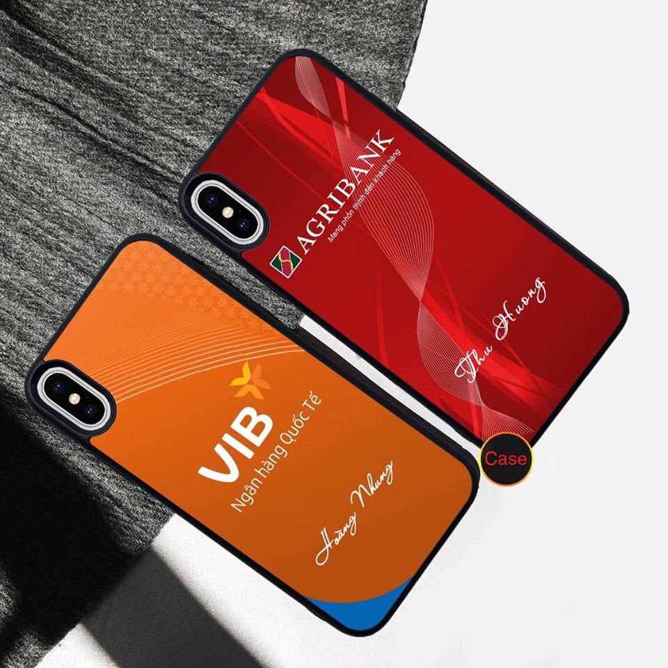 Ốp Logo Ngân hàng phủ gương cường lực in đủ dòng máy OLDB02