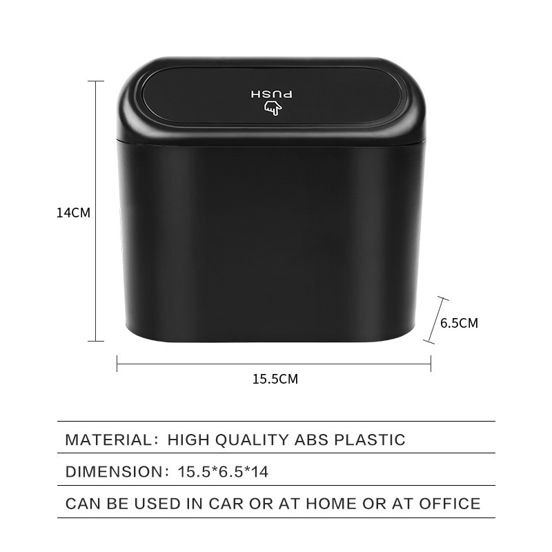 Thùng rác mini ô tô, thùng đựng rác ô tô xe hơi nhỏ gọn đa năng gắn cửa xe sau ghế tiện dụng PKN-0024