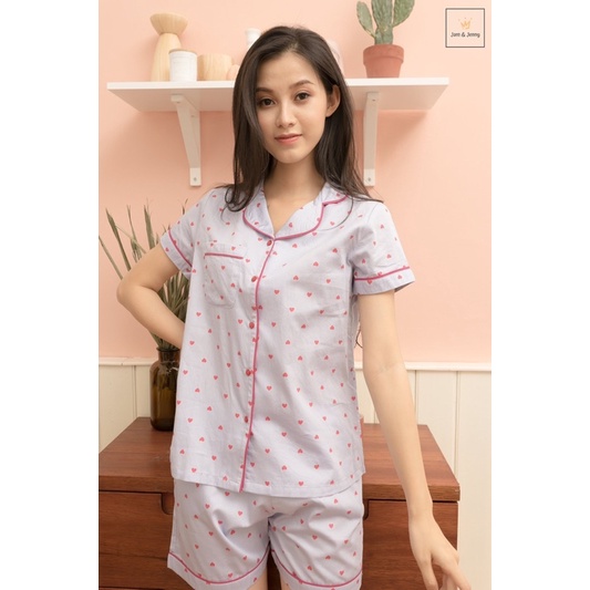 B210 - Bộ PJ Jam&amp;Jenny cộc modal nữ