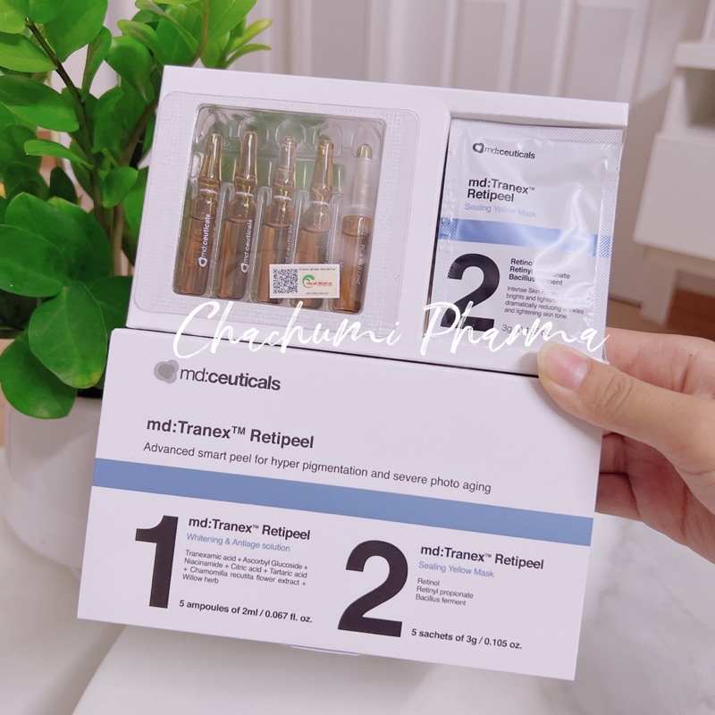 Peel Da Sinh Học md:ceuticals Tranex Retipeel Làm Sáng Da, Tái Tạo Chống Lão Hóa
