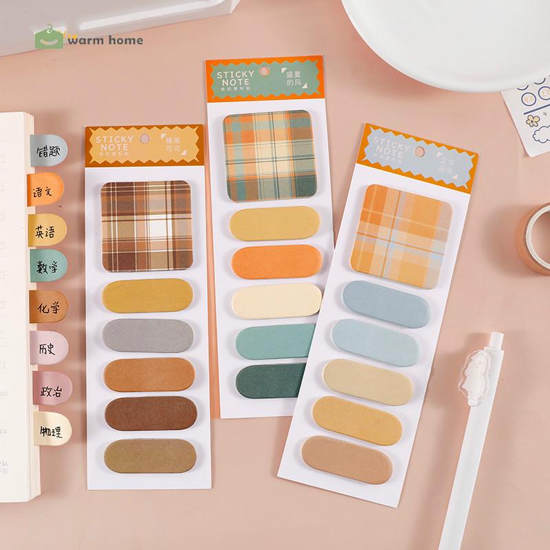Giấy Dán Ghi Chú Màu Sắc Tươi Sáng Dễ Thương