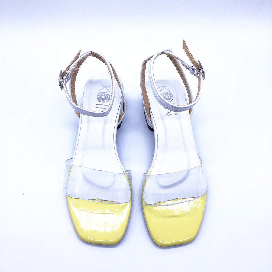 Giày sandals quai ngang trong suốt Koin SDQN82