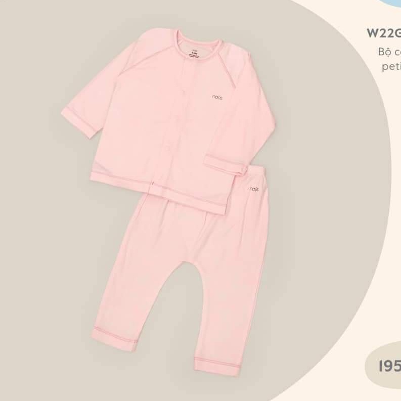 Bộ dài tay Nous cài thẳng 0m - 12m