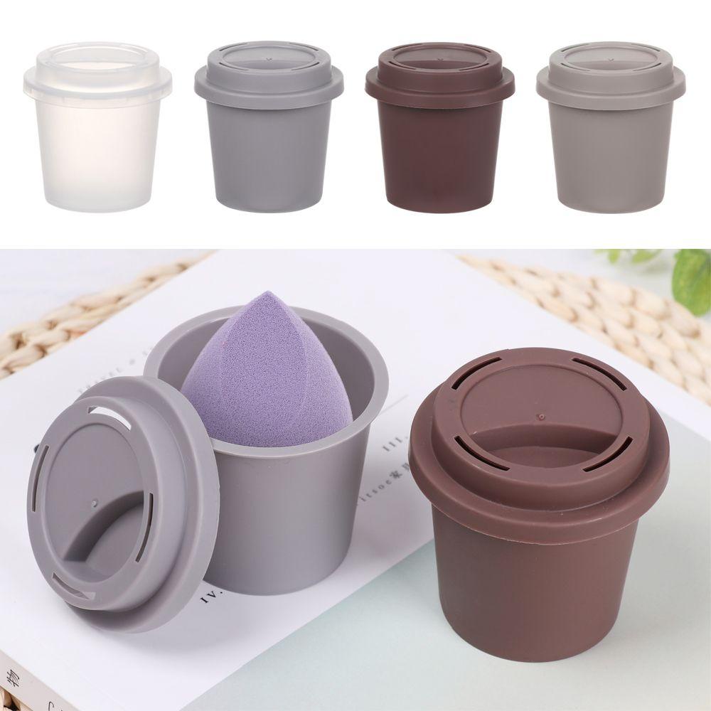 GOGOUP Hộp Đựng Mút Trang Điểm Hình Trứng Trưng Bày Đứng