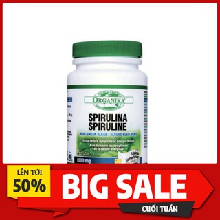 XẢ TOÀN BỘ NHẬP KHẨU VIÊN UỐNG TẢO XOẮN GIÚP TĂNG SỨC ĐỀ KHÁNG ORGANIKA SPIRULINA 90V ##