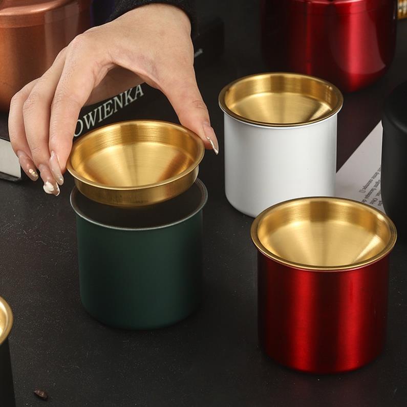 Gạt Tàn Inox Không Gỉ, Gạt Tàn Thuốc, 2 Loại Có Nắp Đậy Và Không Có, Tiện Lợi