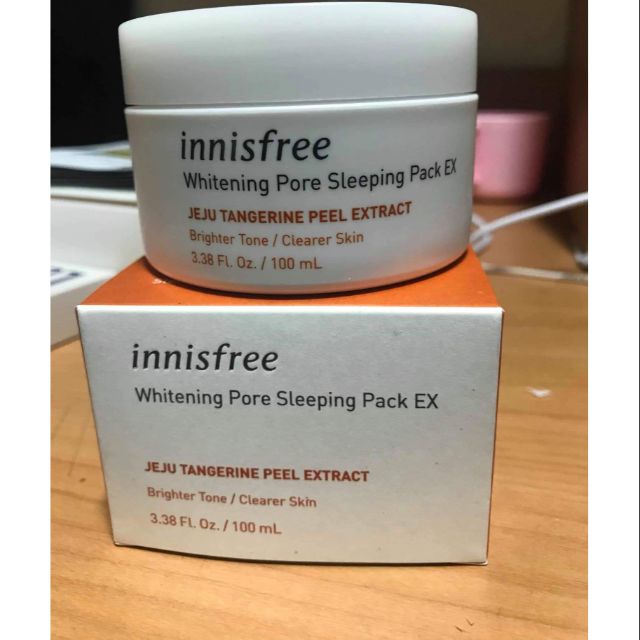 💕 Mặt nạ ngủ Whitening Pore Sleeping Pack Innisfree