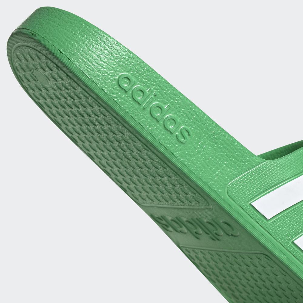 adidas Bơi lội Dép quai ngang Adilette Aqua Unisex màu xanh lá FY8048