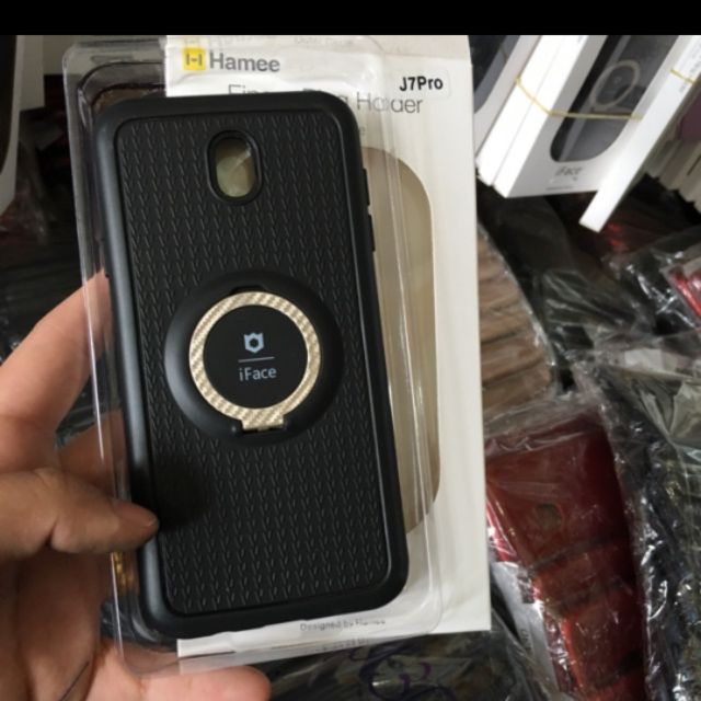 Ốp lưng dẻo hãng iface kèm ring cho Galaxy J7 Pro cao cấp