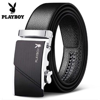 [Dây Lưng] Thắt Lưng Da Nam PLAYBOY Hàng Hiệu Cao Cấp Khóa Cài. Dây Nịt Nam Da Bò 100% Mạ Vàng Nam Tính Chính Hãng GC35