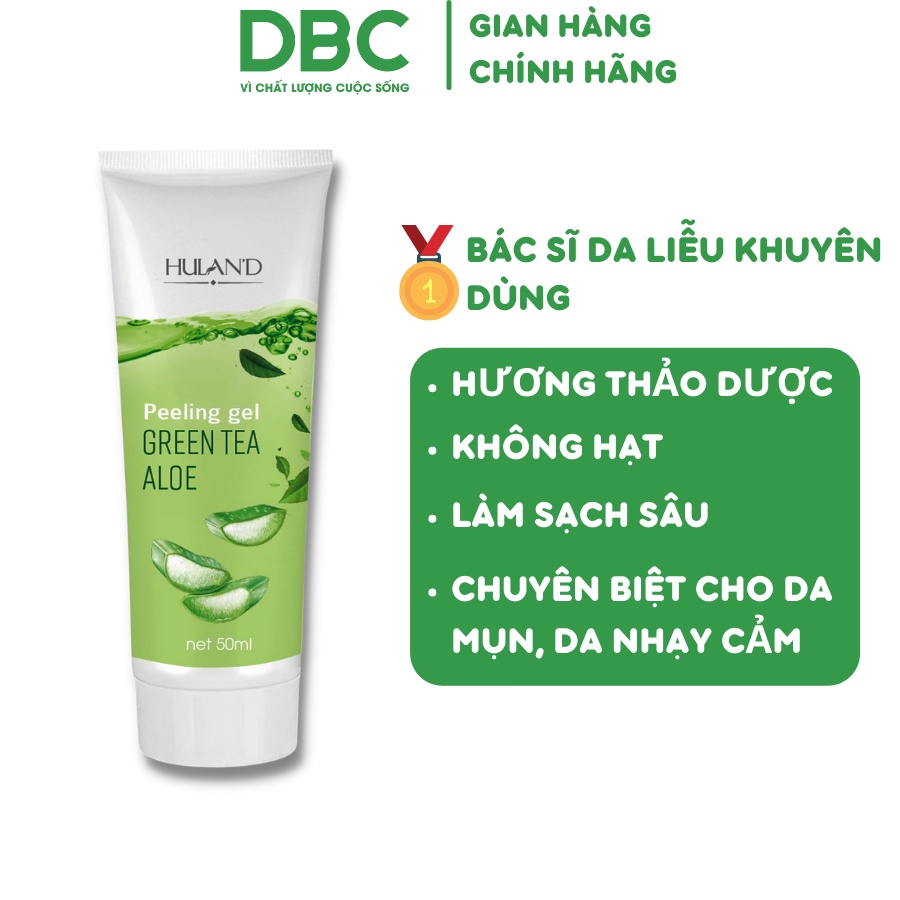 Tẩy Tế Bào Chết Mặt Dạng Gel Hulan'd DƯỢC BẢO CHÂU Làm Sạch Tế Bào Chết Se Khít Lỗ Chân Lông Dùng Cho Mọi Loại Da 50ml