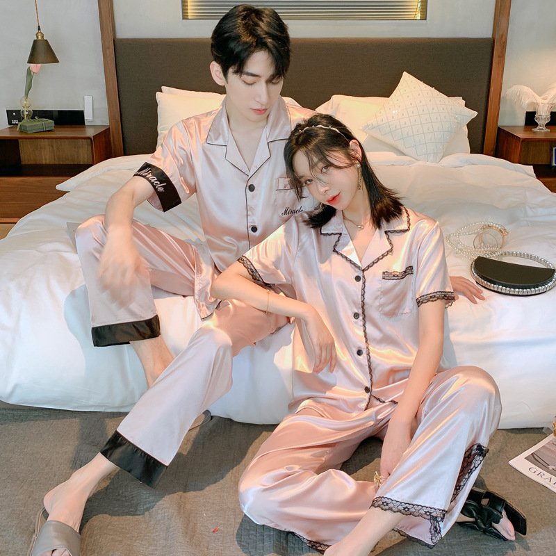 Đồ bộ Pyjama Nam chất liệu phi bóng rũ mềm mại,cổ điển sang trọng 88230