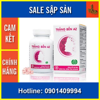 Sản phẩm Trắng bền AZ giúp sáng da, giảm tàn nhang 30 viên