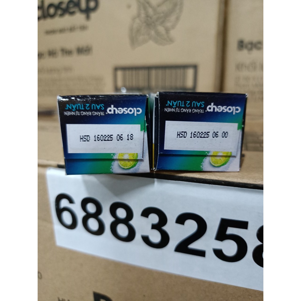 (60g) Kem Đánh Răng Closeup Giúp Làm Trắng Răng Tự Nhiên Sau 2 Tuần Với Chiết Xuất Muối Biển Và Chanh