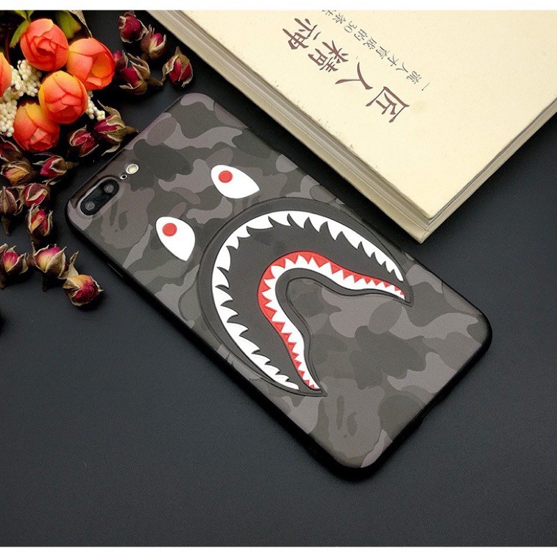 Ốp lưng iphone Hàm cá mập trơn 5/5s/6/6plus/6s/6splus/7/7plus/8/8plus/x/xr/xs/11/12/pro/max/plus/promax